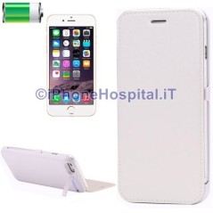 Funda de batería externa de emergencia iPhone 6 y 6S blanca 3000 mAh - 6