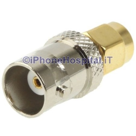 Adaptador Coaxial de Conector SMA Macho para BNC Fêmea
