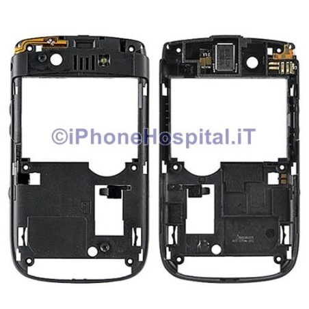 Blackberry Tapa Retro Chasis para 9800 Torch Negro - 3