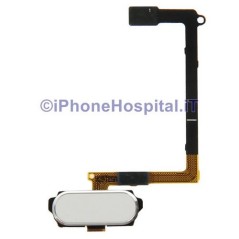 Tasto Home Bianco con Flat per Samsung Galaxy S6 G920F  - 1