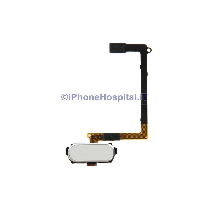 Botão Home branco com Flat para Samsung Galaxy S6 G920F - 1 Botão Home branco com Flat para Samsung Galaxy S6 G920F - 1