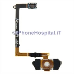 Samsung Bouton d'accueil noir et plat pour Galaxy S6 G920F