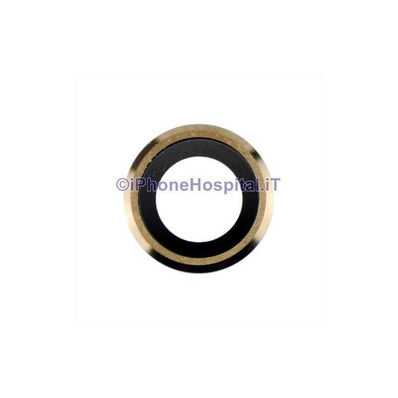 Soporte dorado para cámara trasera con lente para iPhone 6 - 1 Soporte dorado para cámara trasera con lente para iPhone 6 - 1