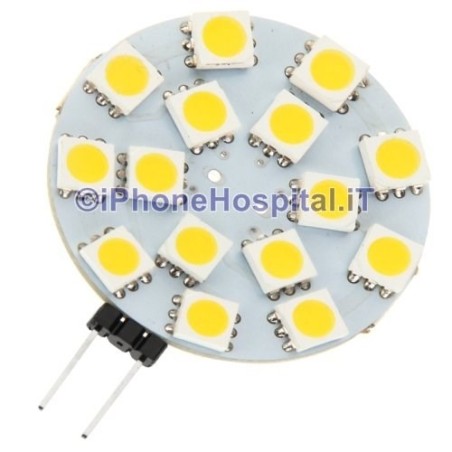 Bombilla LED G4 3W 15 Led SMD 240lm Blanco Cálido (12v) para Autocaravana y Barco - 2