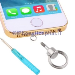 Capa com argola para cordão iPhone 4/4S, iPhone 5/5S/5C - 1
