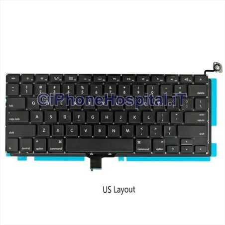 Clavier US pour MacBook Pro 13" A1278 Mid 2009-Mid 2010 avec rétroéclairage - 1