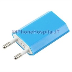 Apple Samsung Blackberry Cargador de red USB para cargador 1A Azul claro - 1