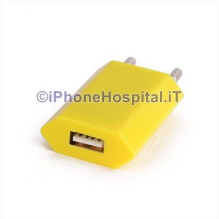 Apple Samsung Blackberry Chargeur secteur USB pour Chargeur 1A Jaune
