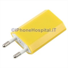Apple Samsung Blackberry Cargador de red USB para cargador 1A Amarillo - 2