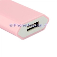 Adaptateur USB pour prise murale pour chargeur 1A Rose Apple Samsung Blackberry