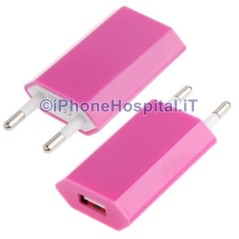 Apple Samsung Blackberry Cargador de red USB para cargador 1A Morado - 4