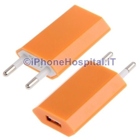 Carregador de Parede USB para Apple Samsung Blackberry Carregador 1A Laranja - 3