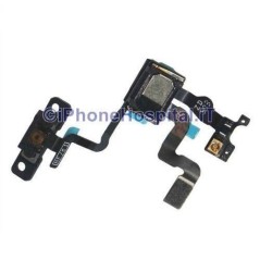 Sensor de luz y botón de encendido iPhone 4S montados