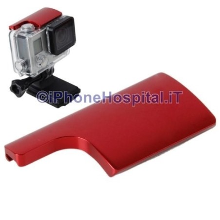 Suporte de Fechamento de Reposição em Alumínio para GoPro 4 & 3+ Cor Vermelha - 2