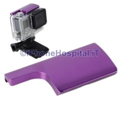 Suporte de Fechamento de Reposição em Alumínio para GoPro 4 & 3+ Cor Púrpura - 2