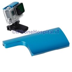 Suporte de fecho de reposição em alumínio para GoPro 4 & 3+ na cor turquesa - 1