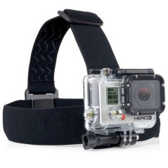 Cintura da Testa Regolabile antiscivolo per GoPro Hero Tutti i modelli  - 5