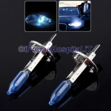Pair of H1 White Halogen 100w Xenon Effect Bulbs - 1