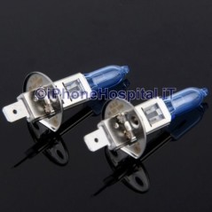 Pair of H1 White Halogen Bulbs 100w Xenon Effect