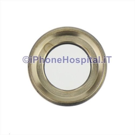 Soporte dorado para cámara trasera con lente para iPhone 6 Plus