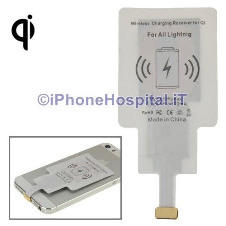 Modulo Ricevitore Ricarica Wireless per iPhone 7 / 7P / 6P / 6S / 5/ 5S/ 5C/ 5SE  - 5