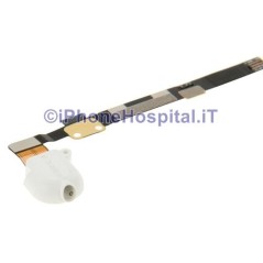 iPad Mini 3 Retina Câble plat pour prise audio blanc - 2