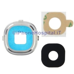 Cristal Ventana Negro Lente Cámara Trasera para Galaxy S4 i9500-i9505 - 1