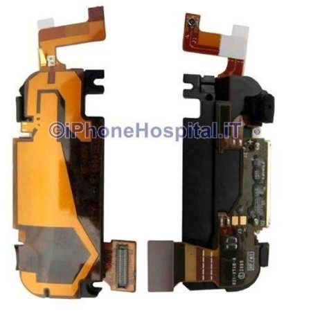 Charging Connector, Flex Handsfree Buzzer Black Color for iPhone 3GS - 3