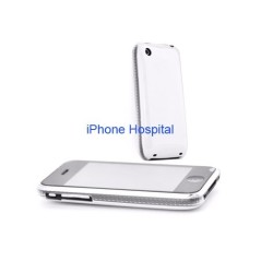 Boîtier de couleur Blanc avec bordure transparente - 1