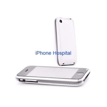 Boîtier de couleur Blanc avec bordure transparente - 1