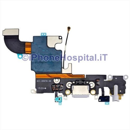 Conector de Carregamento Fone de Ouvido Microfone Antena Cinza iPhone 6S -821-00078-08 - 3