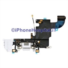 Conector de carga Jack Fone de ouvido Microfone Antena Branco iPhone 6S -821-00078-08 - 2