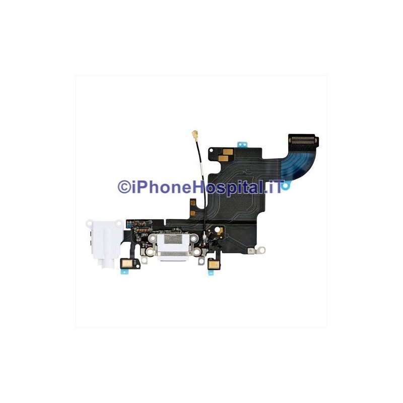 Conector de carga Jack Fone de ouvido Microfone Antena Branco iPhone 6S -821-00078-08 - 2 Conector de carga Jack Fone de ouvido Microfone Antena Branco iPhone 6S -821-00078-08 - 2