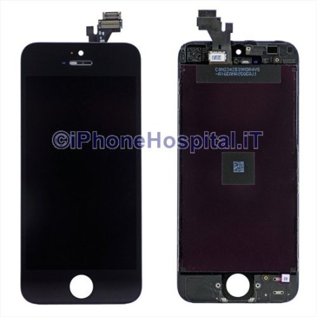 Cristal + táctil + LCD para iPhone 5 Negro OEM - 4