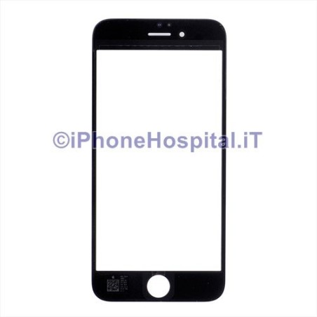 Vetro per Apple iPhone 6S color Nero 4.7\" - 1