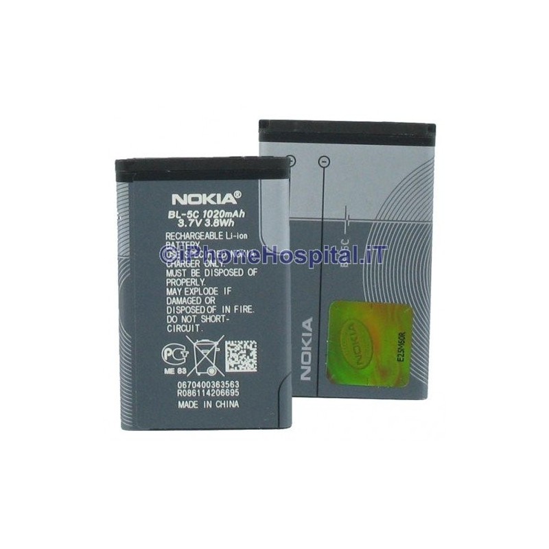 ORIGINAL Nokia BL-5C Nokia Battery - 1 ORIGINAL Nokia BL-5C Nokia Battery - 1