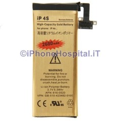 Batteria iPhone 4S Alta Capacita Business Oro - 2
