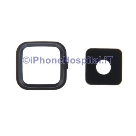 Vidrio Negro Lente de la Cámara Trasera para Samsung Note 4 / N910 (Negro)