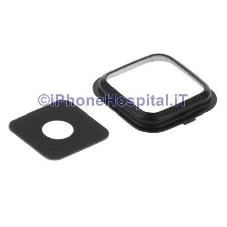 Vetro Vetrino Nero Lente Fotocamera Posteriore Camera per Samsung Note 4 / N910(Nero) - 2