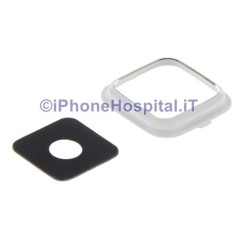 Glass Slide Black Rear Camera Lens Camera for Samsung Note 4 / N910 (White) - 3