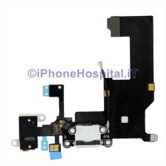 Connettore Ricarica + Antenna + Mic iPhone 5 Bianco - 1