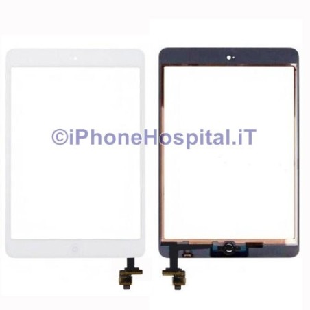 Apple Cristal táctil blanco de repuesto para iPad Mini montado