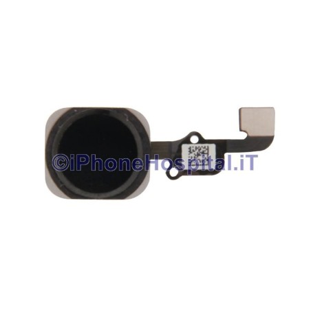 Home Button - Flex Cable for iPhone 6S and 6S Plus Assembled in Black