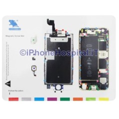 Tavoletta Magnetica Alloggiamento Viti per iPhone 6S A1633, A1688, A1700 - 2