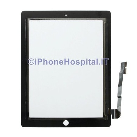 Écran tactile de haute qualité en noir pour iPad 3