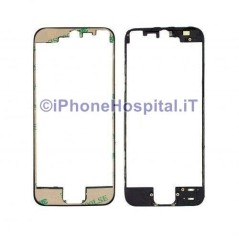 Soporte de cristal para bordes táctiles iPhone 5 negro con adhesivo - 1