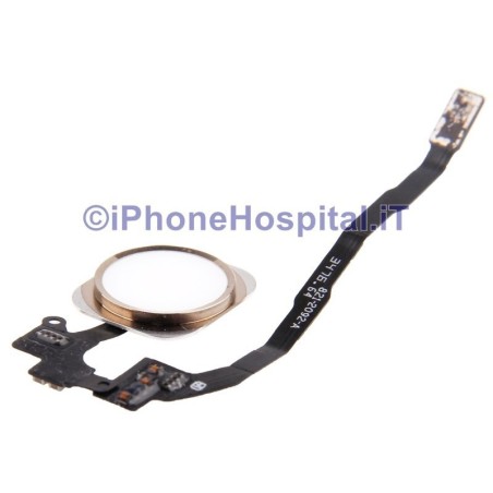 Home Button - Flex Cable for iPhone 5S Assembled Gold