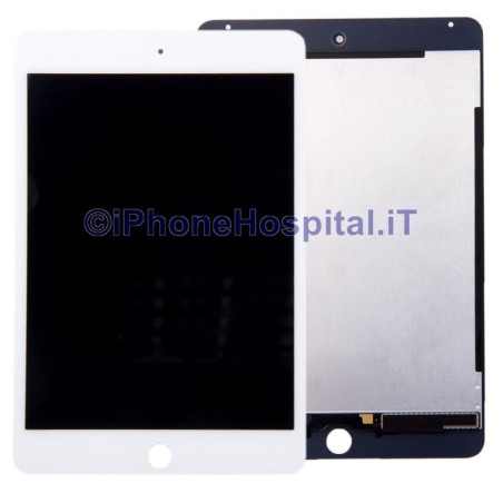 Tela de vidro do ecrã tátil LCD montada branca para iPad Mini 4 - 3