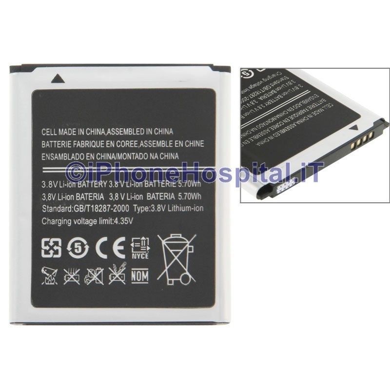 Bateria para Samsung EB-F1M7FLU para Galaxy S3 mini GT I8190 I 8190 - 2 Bateria para Samsung EB-F1M7FLU para Galaxy S3 mini GT I8190 I 8190 - 2
