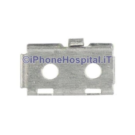 Staffa Supporto Metallico per Blocco Flat Tasto Home iPhone 5S - 1